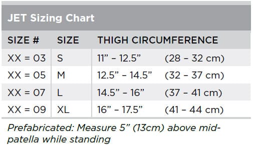 Breg Knee Brace Size Chart