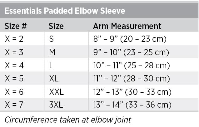 Essentials Padded Elbow Sleeve