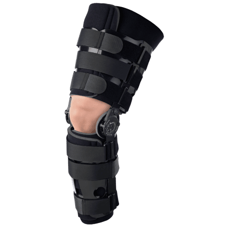 Post-Op with Shells Knee Brace