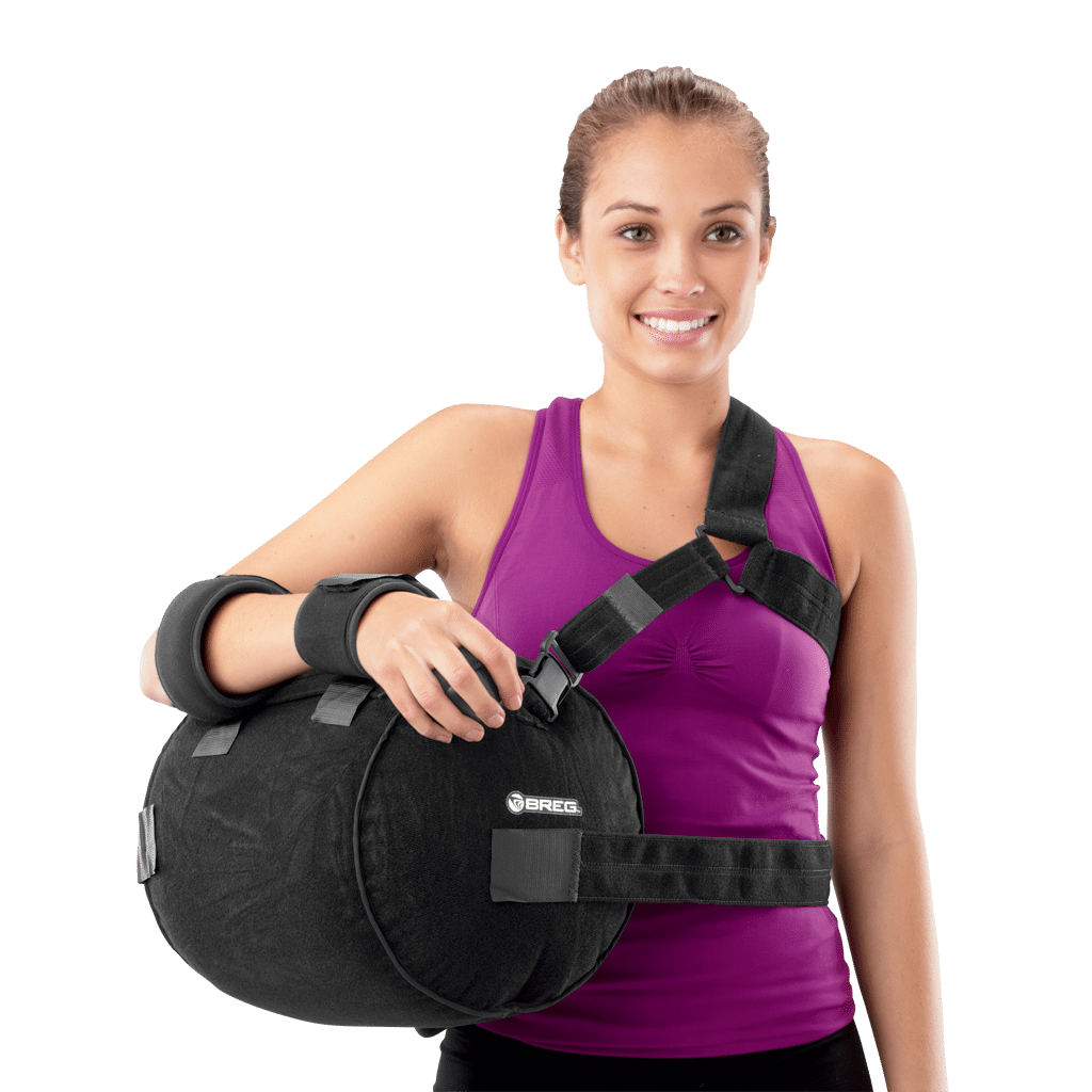 Details about   Wrap Shoulder Rotator Cuff Sling Immobilizer With Abduction Pillow w/Ball L 