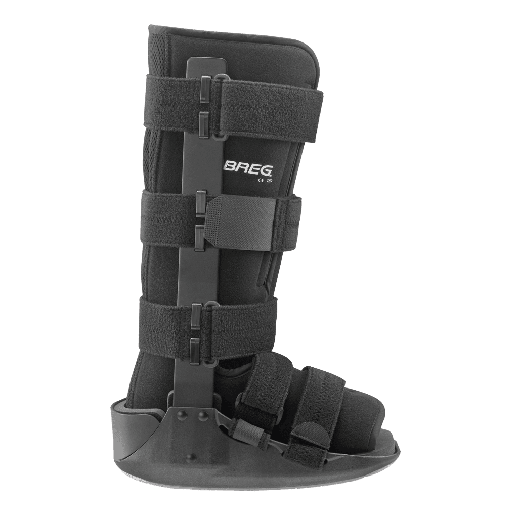 BREG 28431 Walker Boot Women 3.5 Nylon Liner Short Dual-Axis Rocker Bottom Wide Footbed Open Heel with Heel Clip Inventory Management Services Lite Men 2.5 BISS '28431 XS 